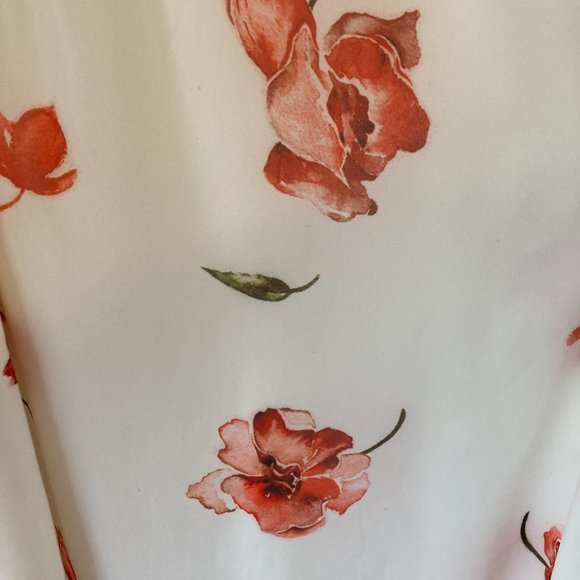 Haute Hippie morrison flowing flowers tie shift dress - Picture 9 of 12